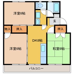 ステーションハイツ大江の物件間取画像